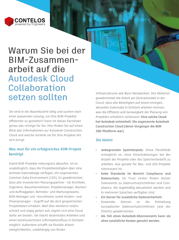 Whitepaper: Warum Sie bei der BIM-Zusammenarbeit auf die Autodesk Construction Cloud setzen sollten